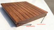 US patent bamboo decking 1850 with little groove surface