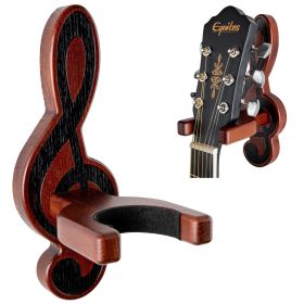 Guitar Holder Wall Mount Ash Wood Wooden Guitar Hanger Hook Stand Rack Guitar Hanger for Electric Classic Acoustic and Bass Guitar Musical Instruments