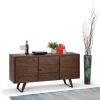 Lowry - Sideboard Buffet - Distressed Charcoal Brown