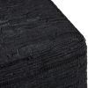 Fredrik - Square Pouf - Black