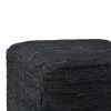 Fredrik - Square Pouf - Black