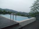 US patent bamboo decking 1850W dark color with large wave surface