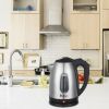 US Standard ZOKOP HD-1802S 120V 1200W 1.5L Stainless Steel Electric Kettle with Water Window