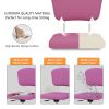 Mesh Task Chair Plush Cushion, Armless Desk Chair Home Office Chair, Adjustable Swivel Rolling Task Chair, Comfortable Mesh Back Computer Work Dressin