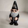 1pc Gnome Statue, Biker Themed Garden Gnome, Fairy Garden Accessories, Decoration For Indoor Desktop Outdoor Lawn Yard Garden