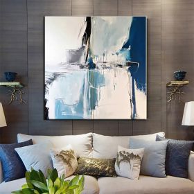 Hand Painted Oil Paintings Handmade Modern Abstract Oil Paintings On Canvas Wall Art Decorative Picture Living Room Hallway Bedroom Luxurious Decorati (Style: 1, size: 70x70cm)