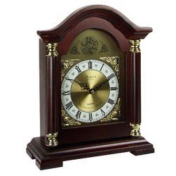 Bedford Clock Collection Redwood Mantel Clock with Chimes (SKU: BED1924)