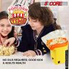 5 Core Hot Air Popcorn Popper Machine 1200W Electric Popcorn Kernel Corn Maker Bpa Free, 95% Popping Rate, 2 Minutes Fast, No Oil-Healthy Snack for Ki